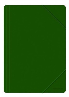 Spisové desky PP s gumičkou A4 500 µm - zelená