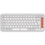 Logitech POP ICON Keys Off White / Klávesnice / německé rozložení (920-013060)