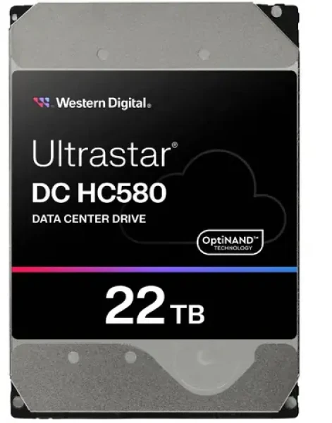 WD Ultrastar DC HC580 WUH722422AL5204 22TB / HDD / 3.5" / SAS III / 7 200 rpm / 512MB cache / 5y / pro datová centra (0F62791)
