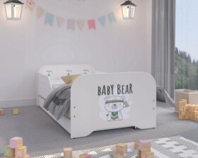 DumDekorace Okouzlující dětská postel 140 x 70 cm baby bear