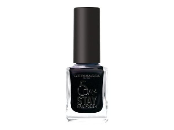 Dermacol Dlouhotrvající lak na nehty 5 Days Stay č.55 Black Onyx 11ml