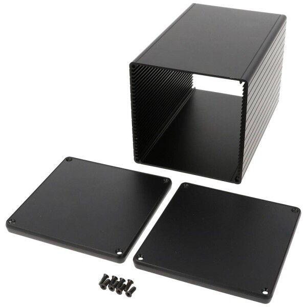 Hammond Electronics 1455NS1602BK univerzální pouzdro 160 x 103 x 103 hliník extrudovaný černá 1 ks
