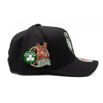 Mitchell & Ness Pánská kšiltovka Boston Celtics NBA Custom Patch Classic Red Stretch Snapback