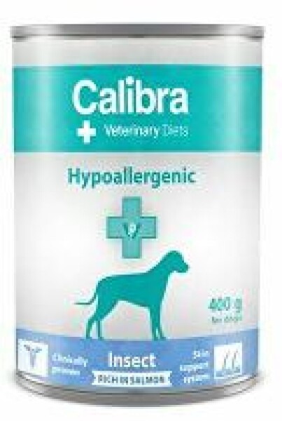 Calibra VD Dog konz. Hypoallergen. Insect&Salmon 400g