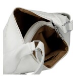 Stylová dámská koženková crossbody kabelka Timea, bílá