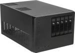 SilverStone SST-CS351B černá / NAS skříň / µATX / 5x 3,5”/2,5” disk / SAS-12G a SATA-6G (SST-CS351B)