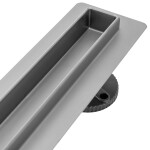 REA - Lineární odtokový žlab + sifon + nožičky + rošt Neo 900 Slim Pro REA-G8403