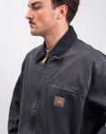 Carhartt WIP OG Detroit Jacket Black/Black destroy wash L