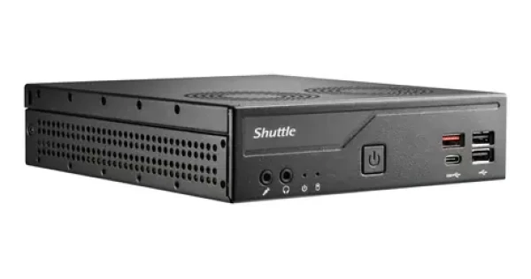 Shuttle XPC slim DH810 černá / Barebone / LGA1851 (Arrow Lake-S) / 2x SO-DIMM DDR5 / M.2 NVMe + SATA 2,5" / 2x LAN (PIB-DH810001)