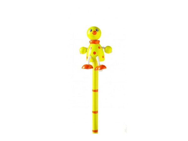 Orange Tree Toys Dřevěná tužka se zvířátkem - Kachnička (1ks)
