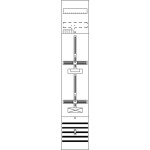 Striebel & John 2CPX054153R9999 DF19C1A pole counter vestavné Počet modulů (šířka) = 12 Počet řádků = 2 Obsah 1 ks
