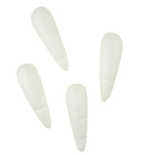 Dílky z polystyrenu - mrkve 8 cm (4 ks)