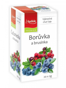 Apotheke Borůvka brusinka čaj