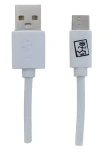 2GO bílá / Nabíjecí a datový kabel / Micro-USB na USB-C / 1 m / USB 3.2 Gen 1 (795925)