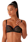 Gossard 20005 kolor:black/silver