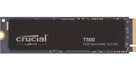 Crucial T500 4TB / M.2 2280 / PCIe Gen4 / R: 7000 MBps / W: 6900 MBps / MTBF: 1.5 mh (CT4000T500SSD3)