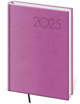 Týdenní diář 2025 A5 Print Pop fialový