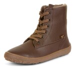 Dětské zimní barefoot boty TEX LACES Brown, Froddo, G3160236-1, hnědá - 37