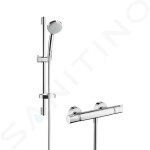 HANSGROHE - Croma 100 Sprchový set Vario s termostatem, 3 proudy, chrom 27034000