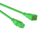 Mercodan C20-C19 zelená / Napájecí prodlužovací kabel (509780143)