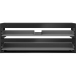 MEXEN - Box-A skříňka pro umyvadlo 120, 2 zásuvky, černá mat 91AX0-1200-470-2-71