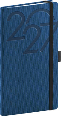 NOTIQUE Diář 2027: Ajax - modrý, kapesní, 9 x 15,5 cm