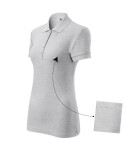Cotton polokošile dámská světle šedý melír 2XL