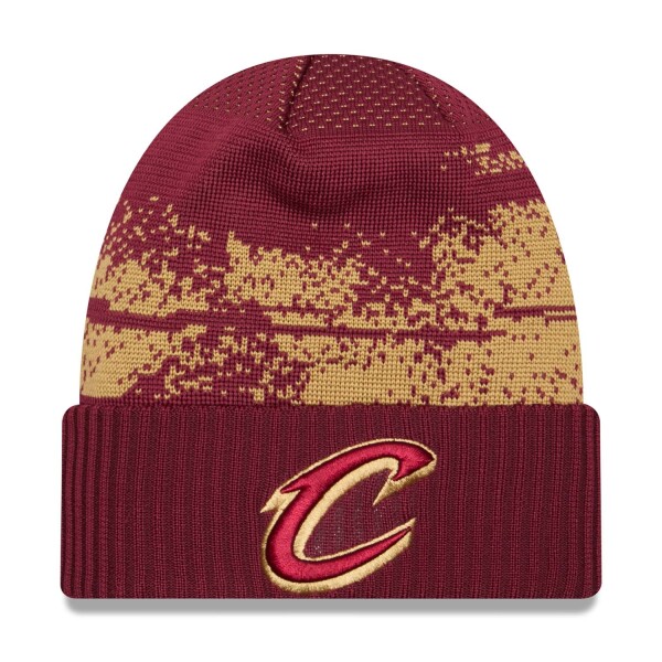 New Era Pánská zimní čepice Cleveland Cavaliers NBA 2024 Tip-Off Beanie