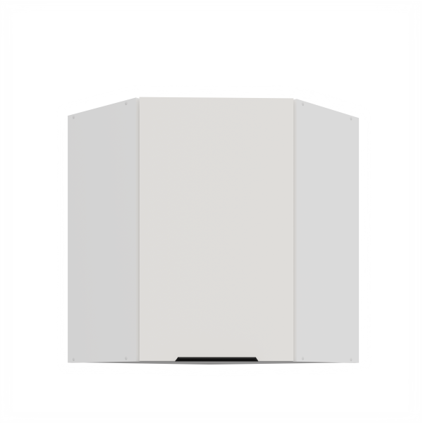 Horní rohová skříňka Aria 60x60 GN-72 1F (45°) Barva korpusu: Bílá, Barva dvířek: WH - Crystal white AFM