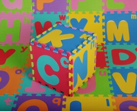 Mamido Abecední sada puzzle velká a malá písmena