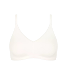 Dámská podprsenka GO Daily Cotton Soft bra - WHITE - bílá 00GZ - SLOGGI SILK WHITE XL