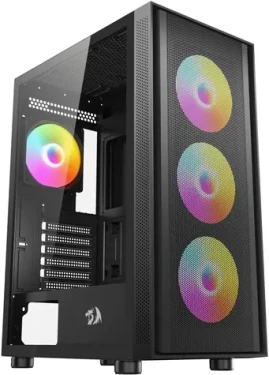 Redragon Spark GC-621-4F / Skříň / 4× RGB ventilátor / Tempered Glass / USB-C (GC-621-4F)
