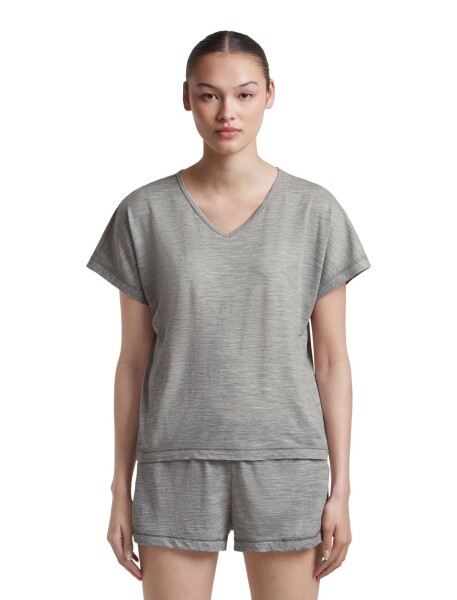 Dámské merino triko krátký rukáv ICEBREAKER Wmns Merino 150 Lodge SS Tee, Metro Heather velikost: S