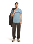 ICEBREAKER Mens Mer 150 Tech Lite SS Tee Elev Line, Flint Blue velikost: XL