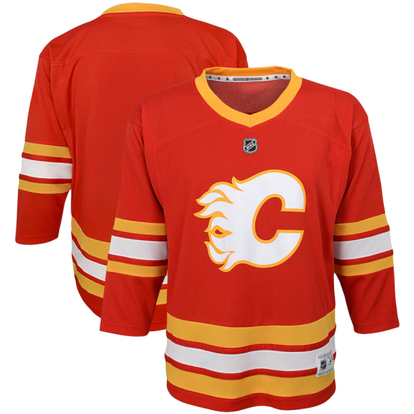 Outerstuff Dětský dres Calgary Flames NHL Replica Home Velikost: S/M