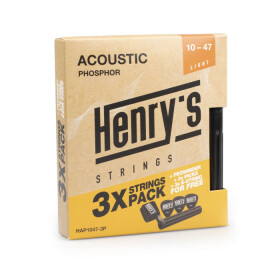 Henry’s HAP1047-3P Phosphor 10 47, 3pack set