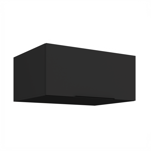 Horní skříňka Aria 80 NAGU-36 1F Barva korpusu: Černá, Barva dvířek: BL - Black AFM