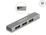 DeLock Slim USB Hub USB-C / USB hub / 3 porty / 1x USB-A 10Gbps + 2x USB-A 2.0 (64274)