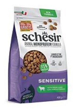 Schesir Cat Animal Monoprotein Sensitive jehněčí 400g