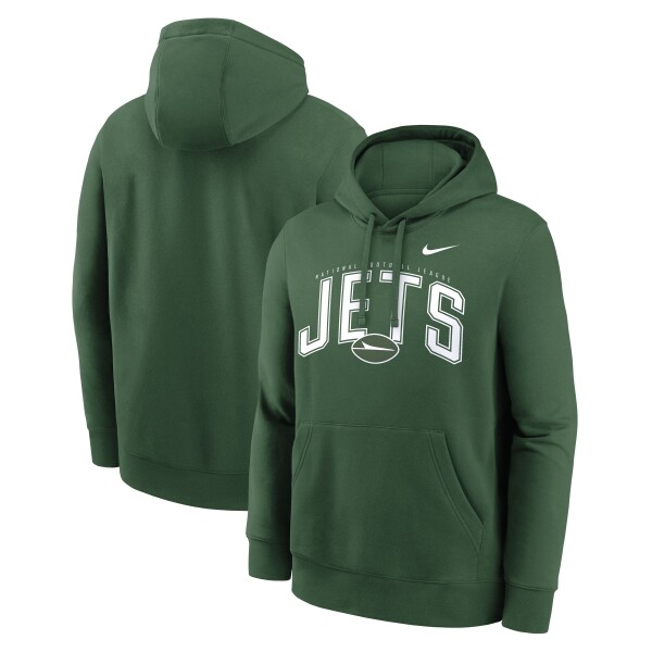 Nike Pánská mikina New York Jets NFL Club Expect Victory Hoodie Velikost: 2XL