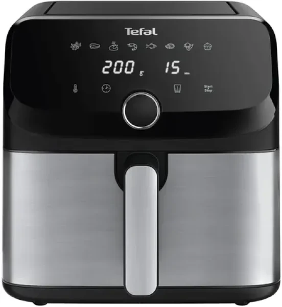 Tefal Easy Fry Mega EY855D10 černá / Horkovzdušná fritéza / 2020 W / 7,5 l / pro 8 osob (EY855D10)
