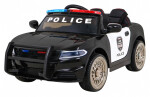 Mamido Dětské elektrické autíčko Super-Police černé