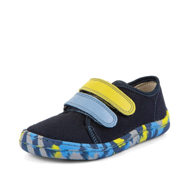 Chlapecké plátěné barefoot tenisky CANVAS BLUE+ Froddo G1700440-14 - 28