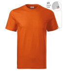 Base tričko unisex oranžová 11 (brand label) 4XL