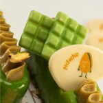 Dortisimo Čokoládová dekorace Tabulka čokolády zelená (10 ks)