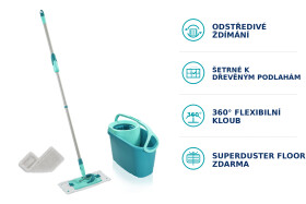 Leifheit Set Clean Twist M Ergo + náhrada SuperDuster Floor ZDARMA 55391
