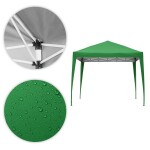 Zahradní pavilon stan 3x3 m s automaticky rozkládací střechou Bílá