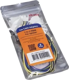 Akasa PWM rozbočovací kabel / Kabel / PWM rozbočovač pro ventilátory (AK-CB002-KT02)