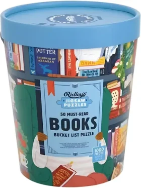 RIDLEY'S GAMES Puzzle Bucket List: 50 Must-Read Books