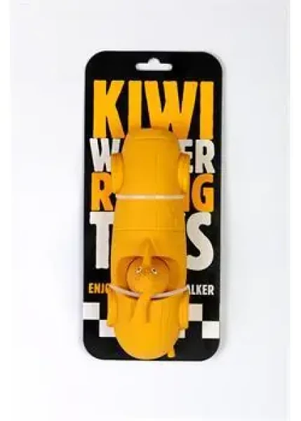 Kiwi Walker Latexová hračka pískací Cigar oranžová / Hračka pro psy / 19 cm (LTX-018)